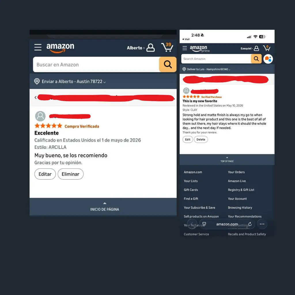 Amazon review velocity growth chart